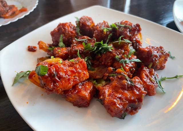 Chilli Paneer.