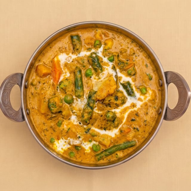 Mattar Paneer.