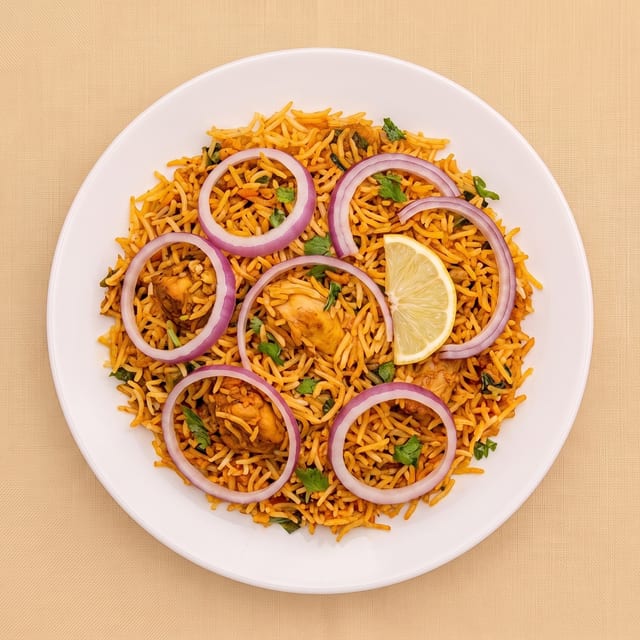 Paneer Biryani.